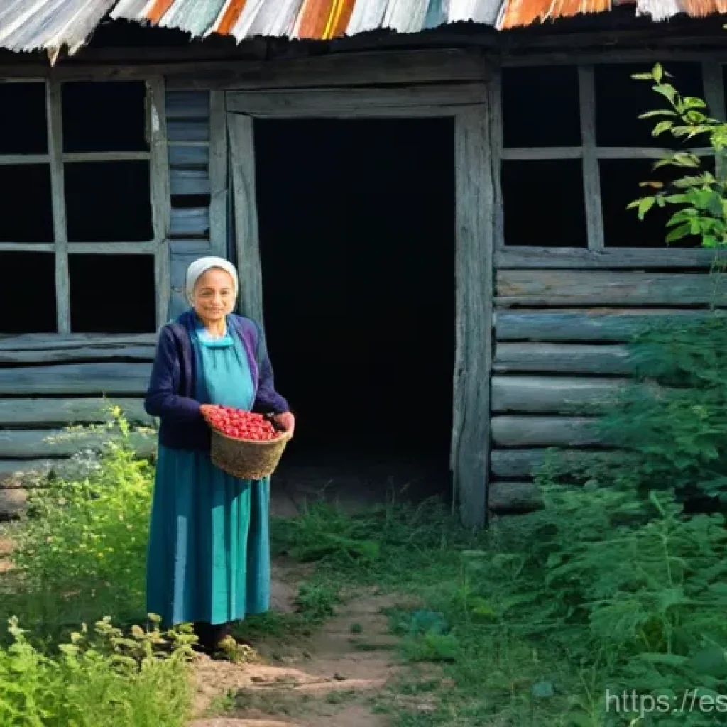 체르노빌 원전 사고와 벨라루스 - **Prompt 1: The Resilient Elder in an Abandoned Belarusian Village**
    A wide shot of an elderly B...